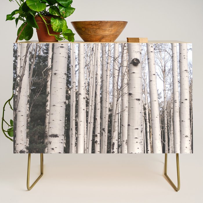Tall Birch Forest Credenza Gallery Image 1