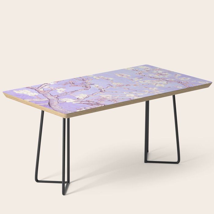 Vincent Van Gogh Almond Blossoms  Lavender Coffee Table Gallery Image 1