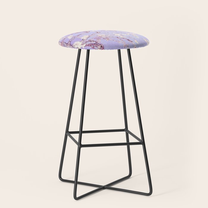Vincent Van Gogh Almond Blossoms  Lavender Stool Gallery Image 1