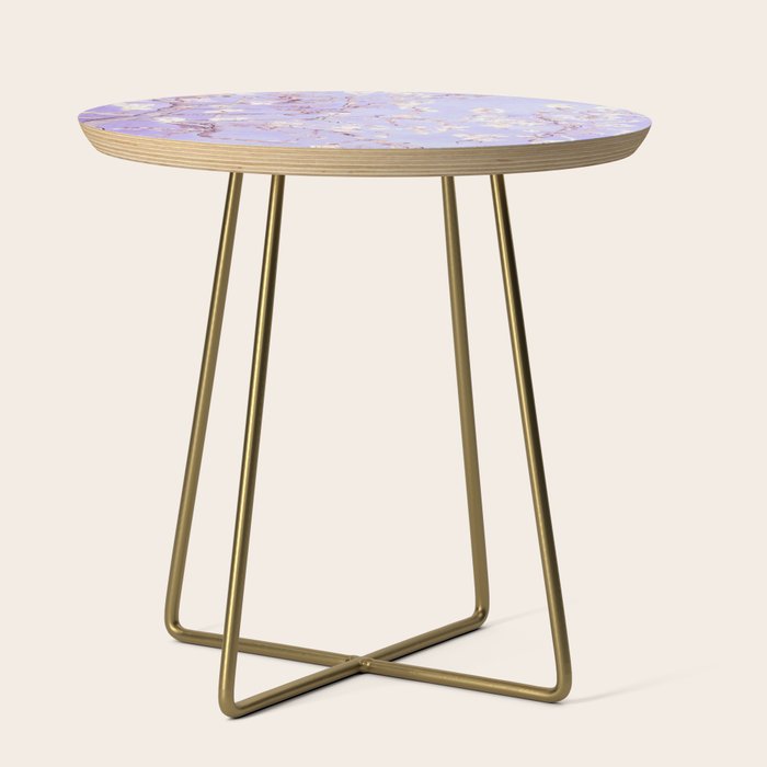 Vincent Van Gogh Almond Blossoms  Lavender Side Table Gallery Image 1