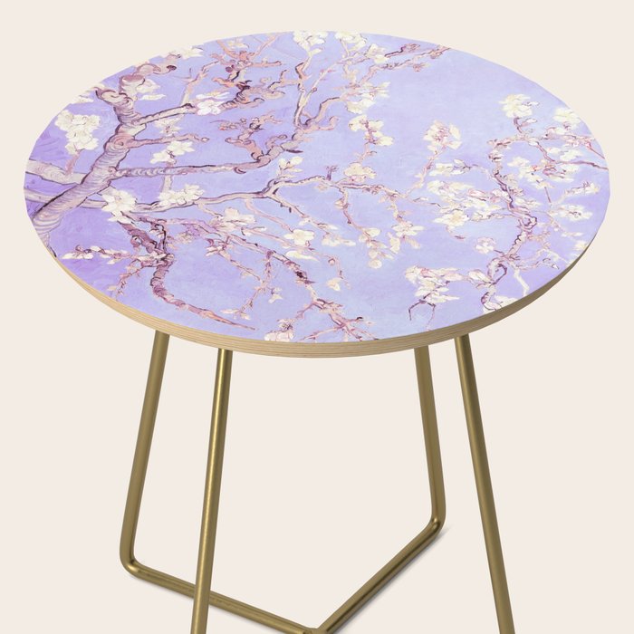 Vincent Van Gogh Almond Blossoms  Lavender Side Table Gallery Image 2