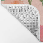 Large Poppy Coral Bath Mat Gallery Image 2