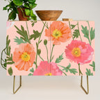 Large Poppy Coral Credenza Gallery Image 1