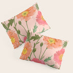 Large Poppy Coral Pillow Sham Gallery Image 3