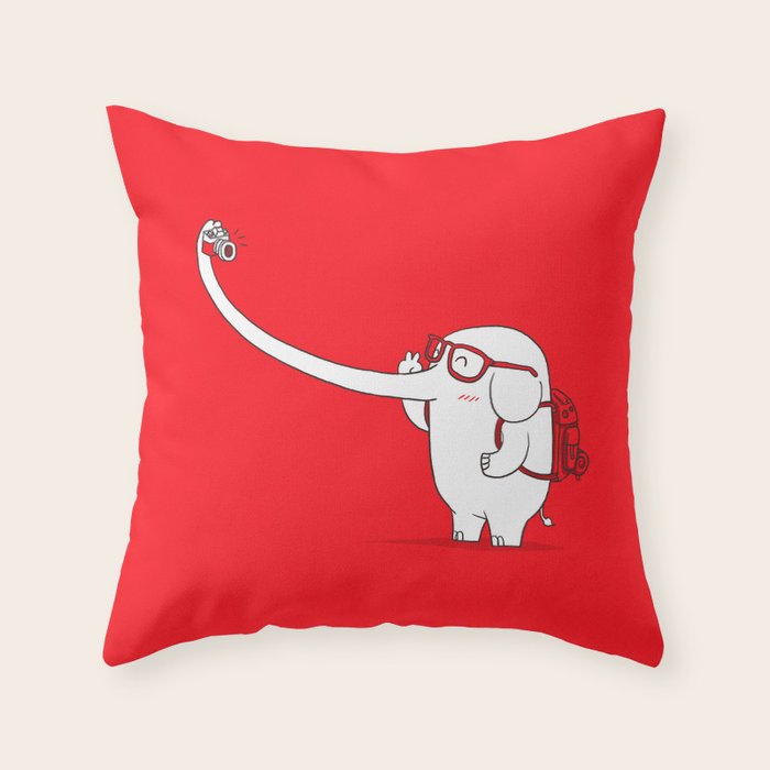 Lonely Traveller Throw Pillow Gallery Image 6