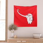 Lonely Traveller Wall Tapestry Gallery Image 2