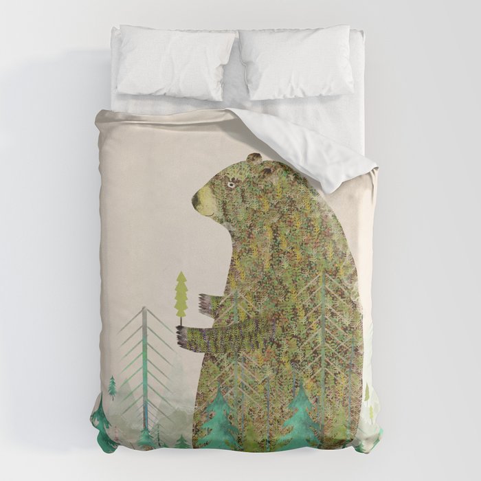 the forest keeper Duvet Cover Gallery Image 1