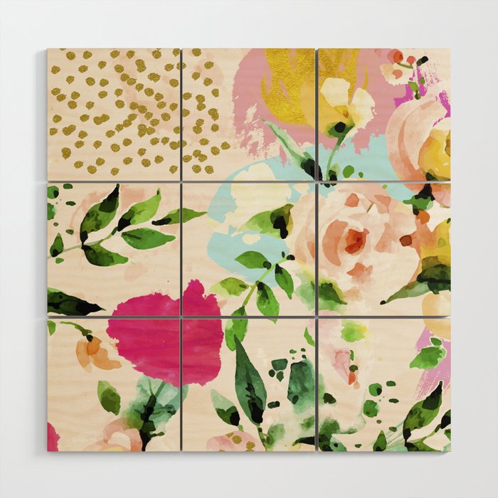 Floral Blush #society6 #decor #buyart Wood Wall Art Gallery Image 1