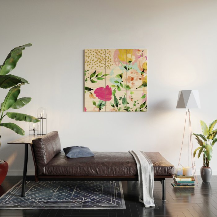 Floral Blush #society6 #decor #buyart Wood Wall Art Gallery Image 2