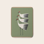 Striped Bird Trio Bath Mat Gallery Image 1