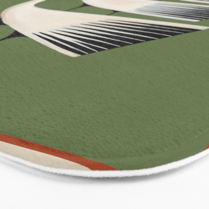 Striped Bird Trio Bath Mat Gallery Image 3