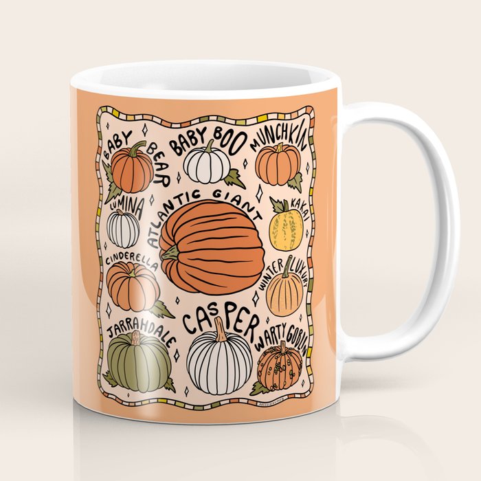 Types of Pumpkins Coffee Mug Gallery Image 1