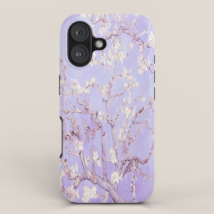 Vincent Van Gogh Almond Blossoms  Lavender iPhone Case Gallery Image 1