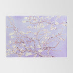 Vincent Van Gogh Almond Blossoms  Lavender Rug Gallery Image 2