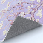 Vincent Van Gogh Almond Blossoms  Lavender Rug Gallery Image 4