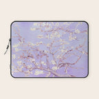 Vincent Van Gogh Almond Blossoms  Lavender Laptop Sleeve Gallery Image 1