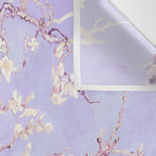 Vincent Van Gogh Almond Blossoms  Lavender Wall Tapestry Gallery Image 3