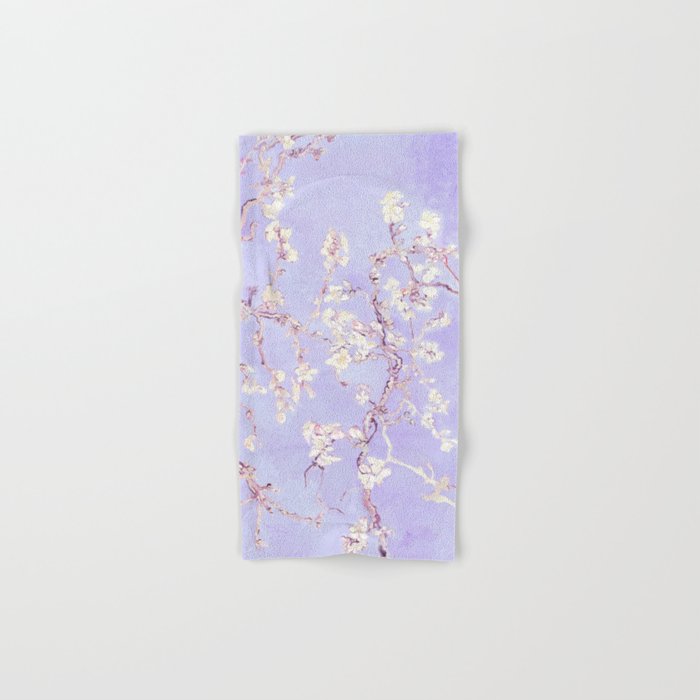 Vincent Van Gogh Almond Blossoms  Lavender Bath Towel Gallery Image 1