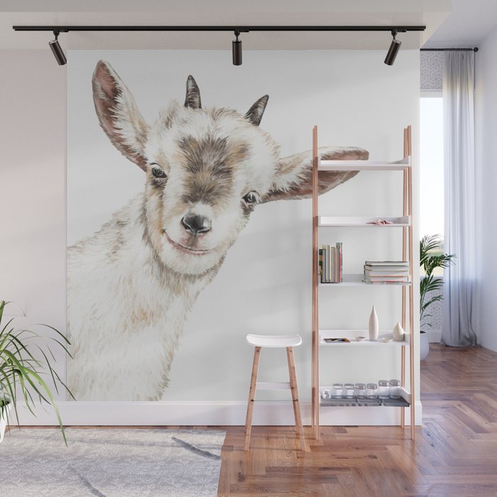 Oh My Sneaky Goat Wall Mural Gallery Image 1