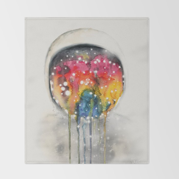 Somewhere in Space, I'm Dreaming Throw Blanket Gallery Image 2