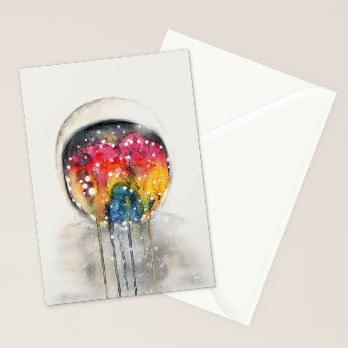 Somewhere in Space, I'm Dreaming Stationery Card Gallery Image 2
