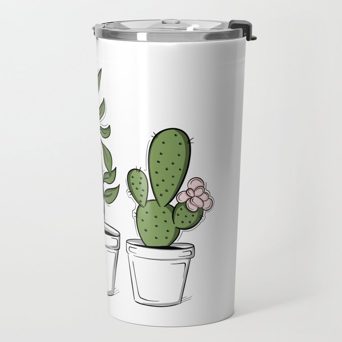 Three Little Succulents Travel Mug Gallery Image 2