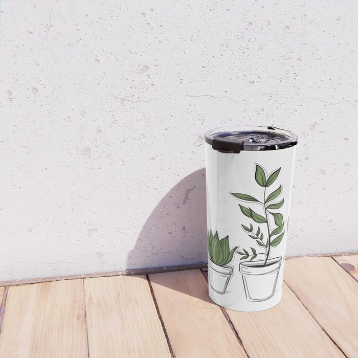 Three Little Succulents Travel Mug Gallery Image 4