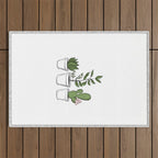 Three Little Succulents Outdoor Rug Gallery Image 1