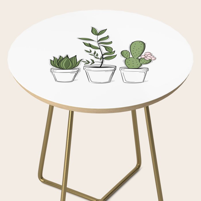 Three Little Succulents Side Table Gallery Image 2