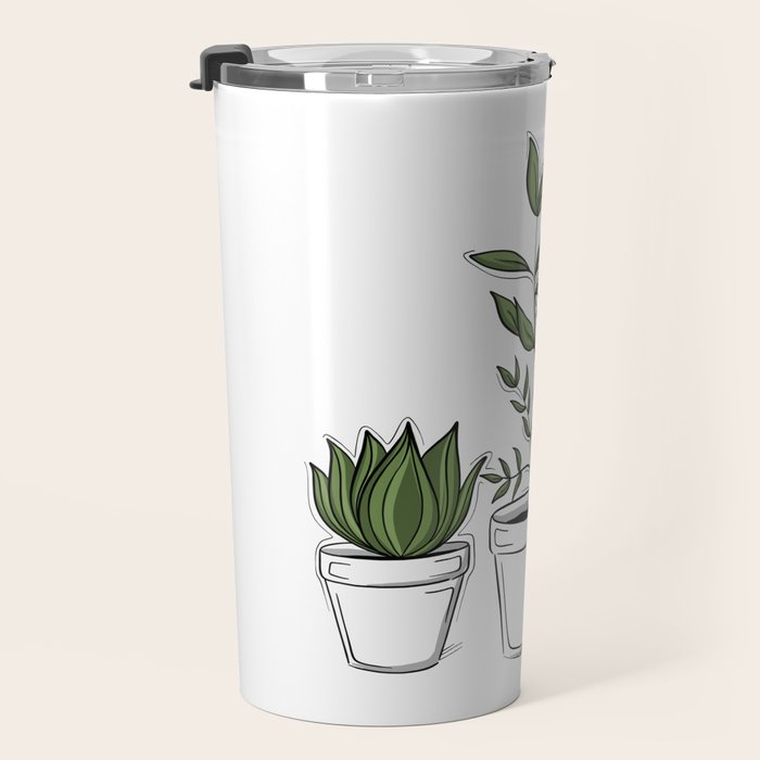 Three Little Succulents Travel Mug Gallery Image 3