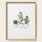 Three Little Succulents Serving Tray Gallery Image 1