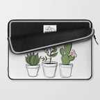 Three Little Succulents Laptop Sleeve Gallery Image 2