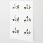 Three Little Succulents Wallpaper Gallery Image 2