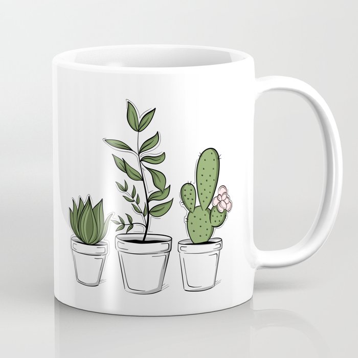 Three Little Succulents Coffee Mug Gallery Image 1