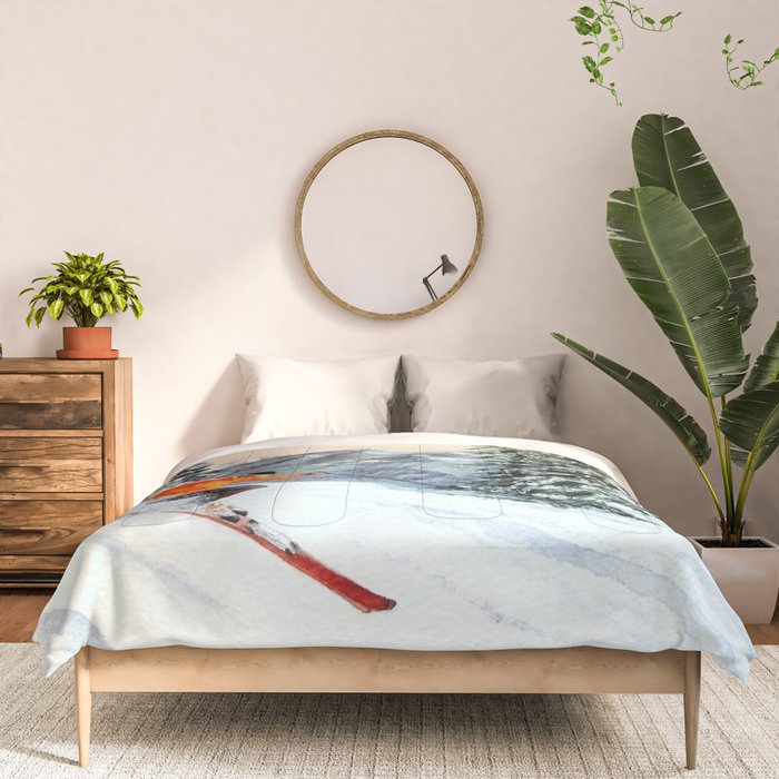 Skiing The Clear Leader Comforter Gallery Image 3