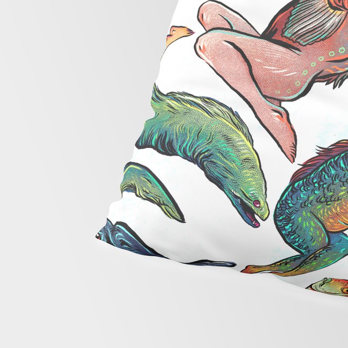 Reverse Mermaids Pillow Sham Gallery Image 4