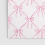 Pastel Pink Bows Coquette Aesthetic Vintage Romantic Feminine Preppy Bedroom Poster Gallery Image 3