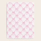 Pastel Pink Bows Coquette Aesthetic Vintage Romantic Feminine Preppy Bedroom Poster Gallery Image 4