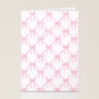 Pastel Pink Bows Coquette Aesthetic Vintage Romantic Feminine Preppy Bedroom Stationery Card Gallery Image 2