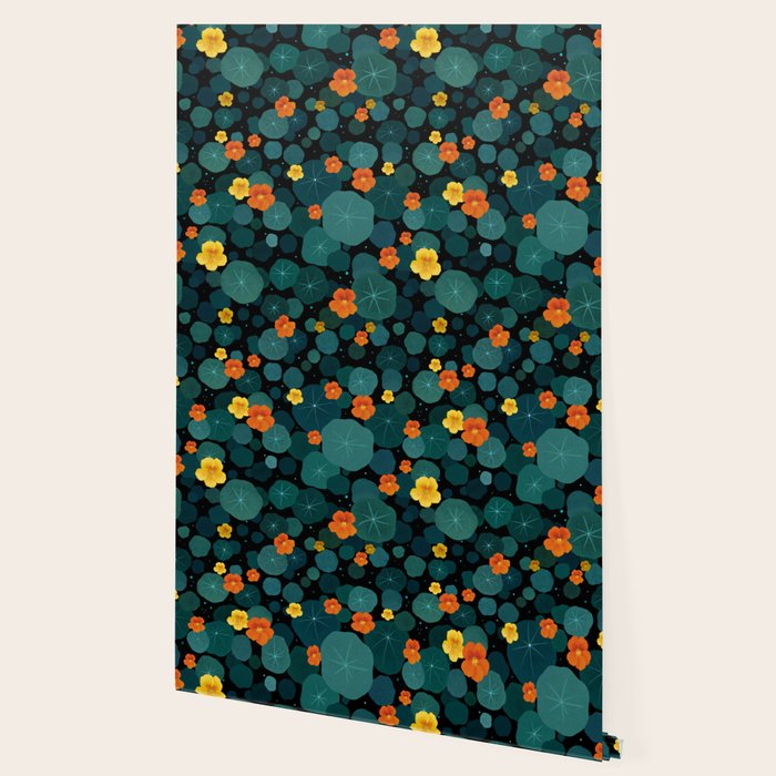 Nasturtium Garden Wallpaper Gallery Image 2