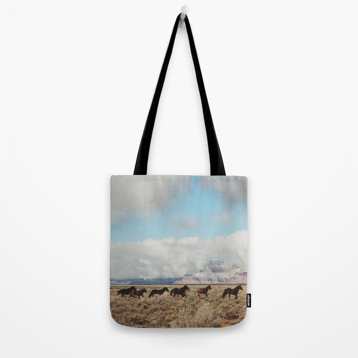 Running Reservation Horses Tote Bag Gallery Image 2