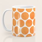 orange polka dots Coffee Mug Gallery Image 3