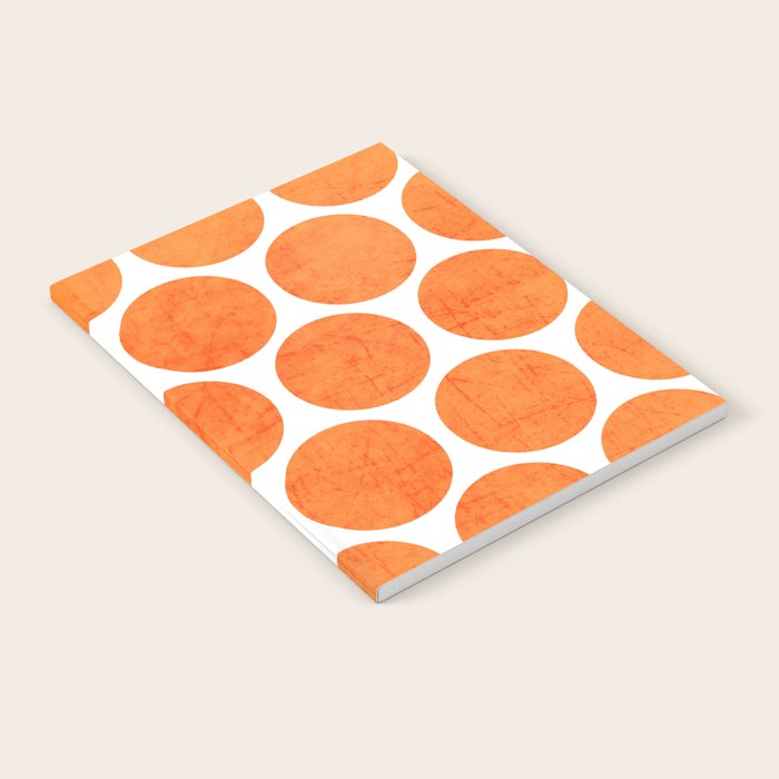 orange polka dots Notebook Gallery Image 2