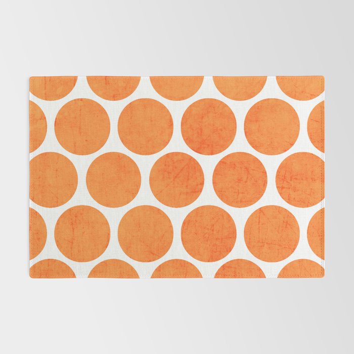orange polka dots Rug Gallery Image 2