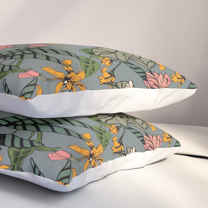 blooming flower botanical Pillow Sham Gallery Image 3
