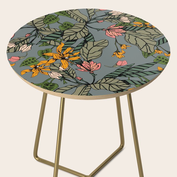 blooming flower botanical Side Table Gallery Image 2