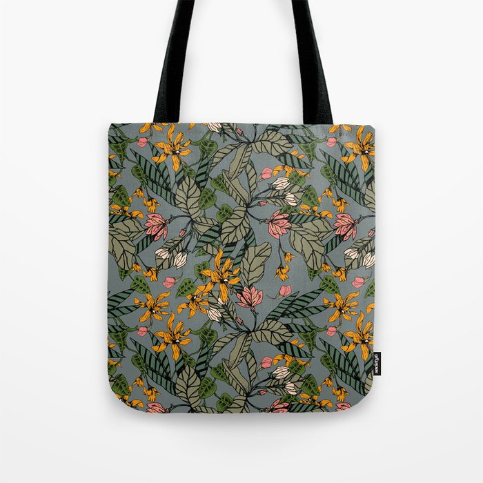 blooming flower botanical Tote Bag Gallery Image 1