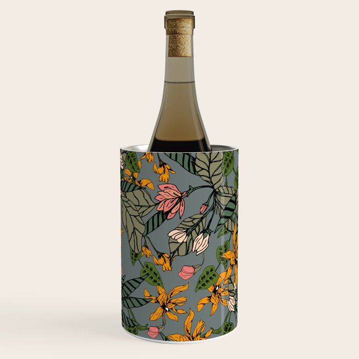 blooming flower botanical Wine Chiller Gallery Image 2