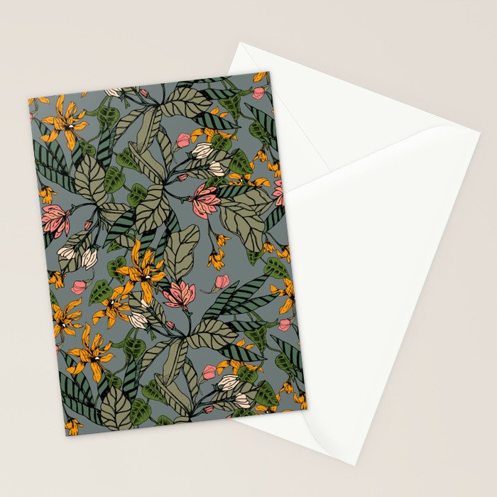 blooming flower botanical Stationery Card Gallery Image 2