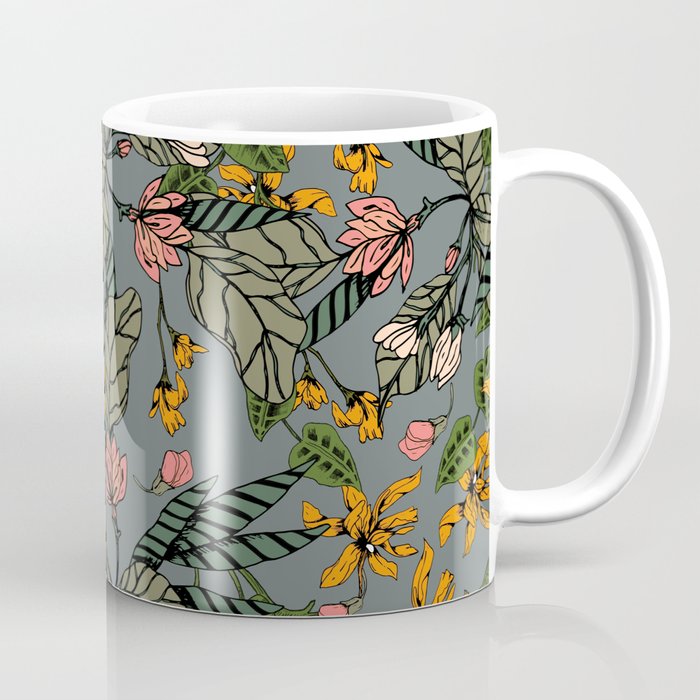 blooming flower botanical Coffee Mug Gallery Image 1